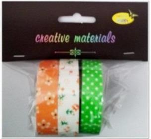 Opakowanie Taśmy materiałowe kwiaty 3szt