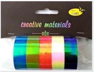 Opakowanie Taśmy papierowe opalizujące 15mm 5szt