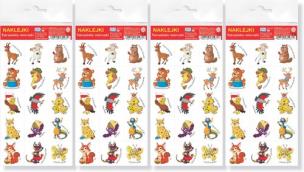 Opakowanie Tatrzańskie zwierzaki Naklejki 4 sztuki zgrzewka