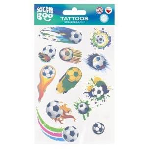 Tatuaże Football. Wydawca: Sticker Boo. Multiszop.pl Opakowanie Tatuaże Football