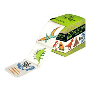 Tatuaże na rolce Dinozaury. Wydawca: Moses. Multiszop.pl Opakowanie Tatuaże na rolce Dinozaury