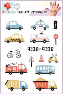 Opakowanie Tatuaże zmywalne dla dzieci Auta