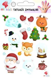 Tatuaże zmywalne dla dzieci Boże Narodzenie 5. Wydawca: All4Kids. Multiszop.pl Opakowanie Tatuaże zmywalne dla dzieci Boże Narodzenie 5
