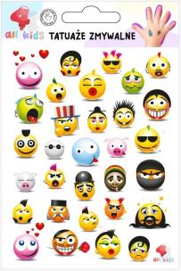 Opakowanie Tatuaże zmywalne dla dzieci Buźki
