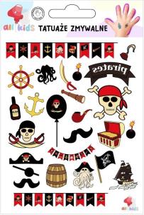 Opakowanie Tatuaże zmywalne dla dzieci Piraci