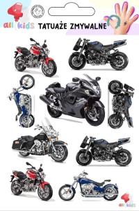 Opakowanie Tatuaże zmywalne dla dzieci Ścigacze motory
