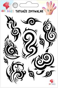 Opakowanie Tatuaże zmywalne dla dzieci Tribal