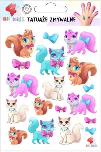 Opakowanie Tatuaże zmywalne dla dzieci Wesołe kotki