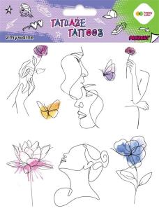 Opakowanie Tatuaże zmywalne Llineart + Aquarella HAPPY COLOR