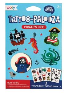 Tatuaże zmywalne mini Tattoo Palooza - Piraci. Wydawca: ooly. Multiszop.pl Opakowanie Tatuaże zmywalne mini Tattoo Palooza - Piraci