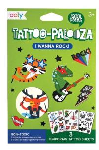 Tatuaże zmywalne mini Tattoo Palooza - Rock. Wydawca: ooly. Multiszop.pl Opakowanie Tatuaże zmywalne mini Tattoo Palooza - Rock