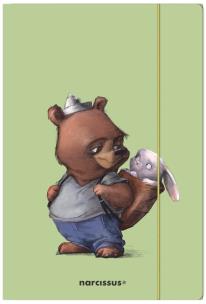 Opakowanie Teczka A4  FUN Miś  zamykana na gumkę 10 sztuk