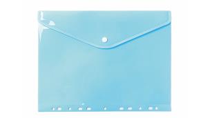 Teczka A4 kopertowa PP zawieszana pastel niebieski. Wydawca: biurfol. Multiszop.pl Opakowanie Teczka A4 kopertowa PP zawieszana pastel niebieski