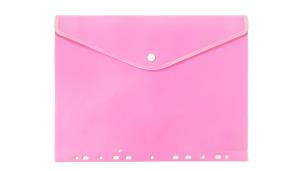 Teczka A4 kopertowa PP zawieszana pastel różowy. Wydawca: biurfol. Multiszop.pl Opakowanie Teczka A4 kopertowa PP zawieszana pastel różowy