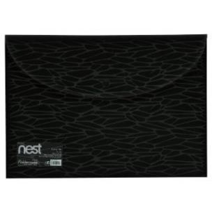 Opakowanie Teczka A4 kopertowa zamykana czarna