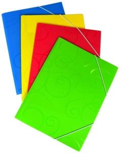 Opakowanie Teczka A4 plastikowa z gumką MIX