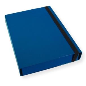 Opakowanie Teczka A4 skrzydłowa 5cm niebieska