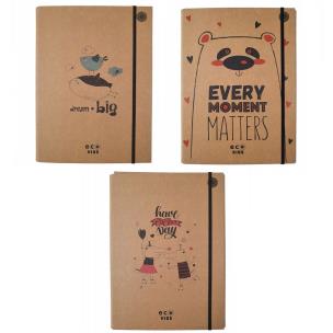 Opakowanie Teczka A4 skrzydłowa z gumką Eco Kids MIX