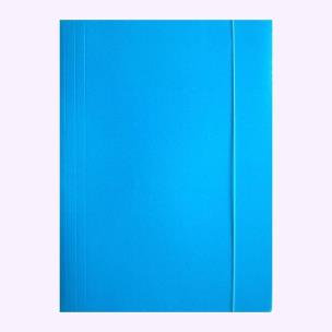 Opakowanie Teczka A4 z gumką błyszcząca niebieska