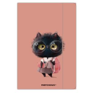 Opakowanie Teczka A4 z gumką FUN Kot 10 sztuk