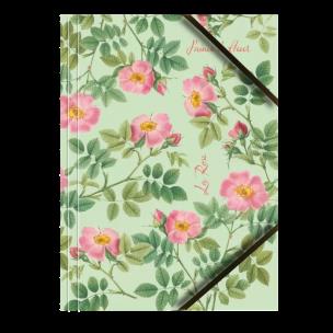 Opakowanie Teczka A4 z gumką kartonowa lakierowana Róże 1 szt. mix