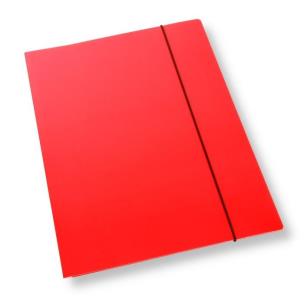 Opakowanie Teczka A4 z gumką lakier czerwona 350gsm (10szt)