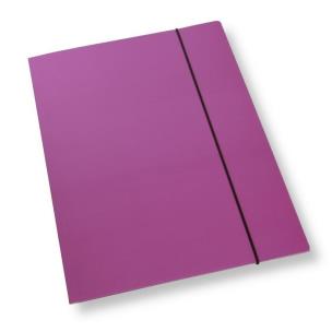 Opakowanie Teczka A4 z gumką lakier fioletowa 350gsm (10szt)