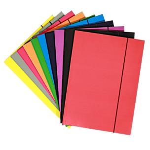 Opakowanie Teczka A4 z gumką lakier mix 300gsm (10szt)