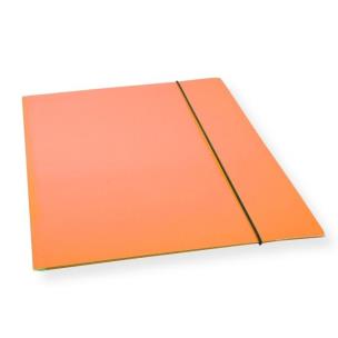 Opakowanie Teczka A4 z gumką lakier pomarańcz. 300gsm (10szt)