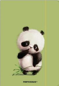 Teczka A4 z gumką Panda. Wydawca: Narcissus. Multiszop.pl Opakowanie Teczka A4 z gumką Panda