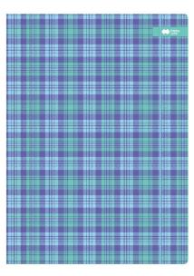 Opakowanie Teczka A4+ z gumką Patt niebieska HAPPY COLOR