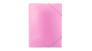 Opakowanie Teczka A4 z gumką PP pastel różowy
