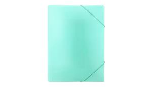 Opakowanie Teczka A4 z gumką PP pastel zielony