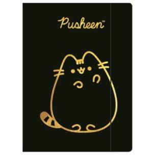 Opakowanie Teczka A4 z gumką Pusheen Gold paczka 10 szt.