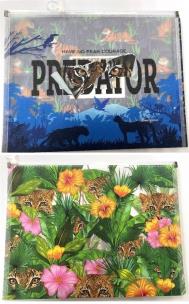 Opakowanie Teczka A4+ z plastikowym suwakiem Pantera/Tygrys