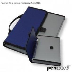 Opakowanie Teczka A4 z rączką niebieska