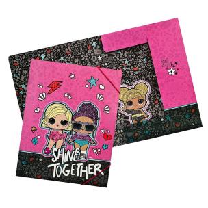 Opakowanie Teczka A4 Zamykana Na Gumki LOL Surprise