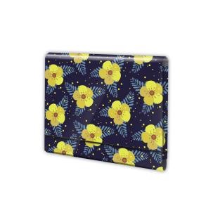 Opakowanie Teczka A5 penmte łamana na gumkę kwiatki T0101