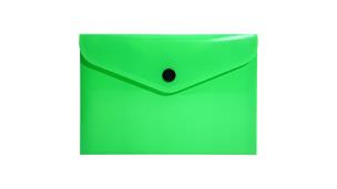 Opakowanie Teczka A6 kopertowa PP neon zielony