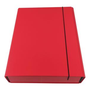 Opakowanie Teczka box z gumką czerwona