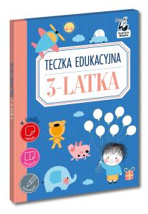 Teczka edukacyjna 3-latka. Autor: Opracowanie zbiorowe. Multiszop.pl Okładka książki Teczka edukacyjna 3-latka