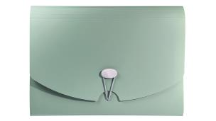 Teczka harmonijkowa A4 PP zieleń morandi. Wydawca: biurfol. Multiszop.pl Opakowanie Teczka harmonijkowa A4 PP zieleń morandi