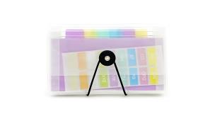 Opakowanie Teczka harmonijkowa z gumką PP przezroczysta