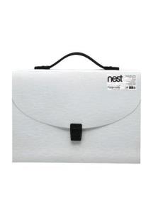 Opakowanie Teczka harmonijkowa z uchwytem biała