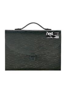 Opakowanie Teczka harmonijkowa z uchwytem czarna