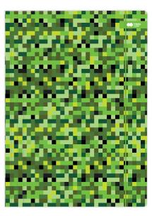 Opakowanie Teczka kartonowa z gumką PIXI zielony 24x31cm Happy Color