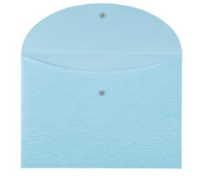 Opakowanie Teczka kopertowa A4 na zatrzask pastel niebieski