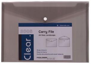 Opakowanie Teczka kopertowa A4 na zatrzask smoke