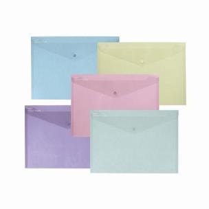 Teczka kopertowa A4 pastel mix (5szt). Wydawca: Snopake. Multiszop.pl Opakowanie Teczka kopertowa A4 pastel mix (5szt)