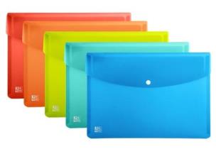 Teczka kopertowa A5 PP Urban przejrzysty (5szt). Wydawca: Oxford. Multiszop.pl Opakowanie Teczka kopertowa A5 PP Urban przejrzysty (5szt)